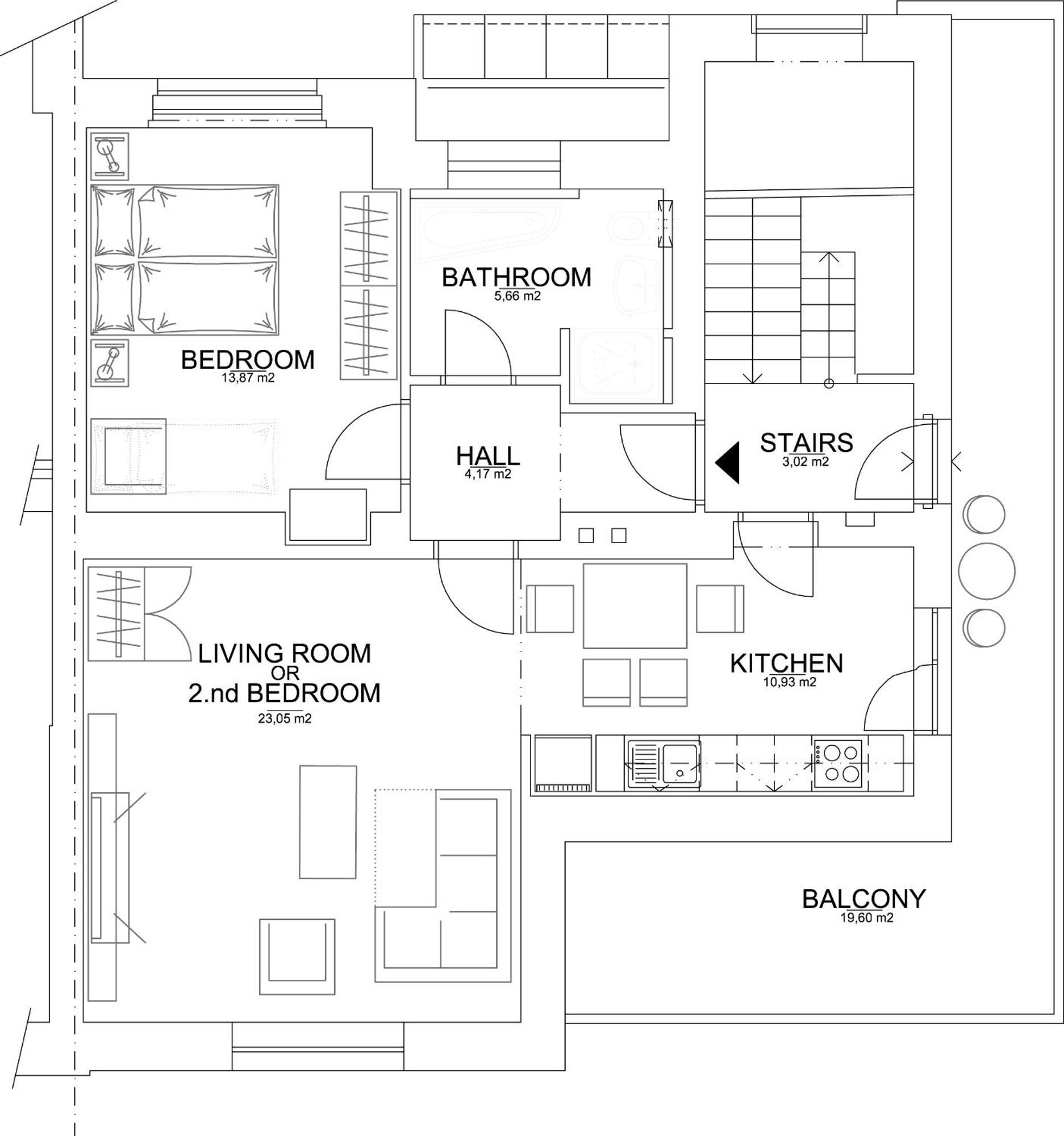 פראג Apartment Kosatcova מראה חיצוני תמונה