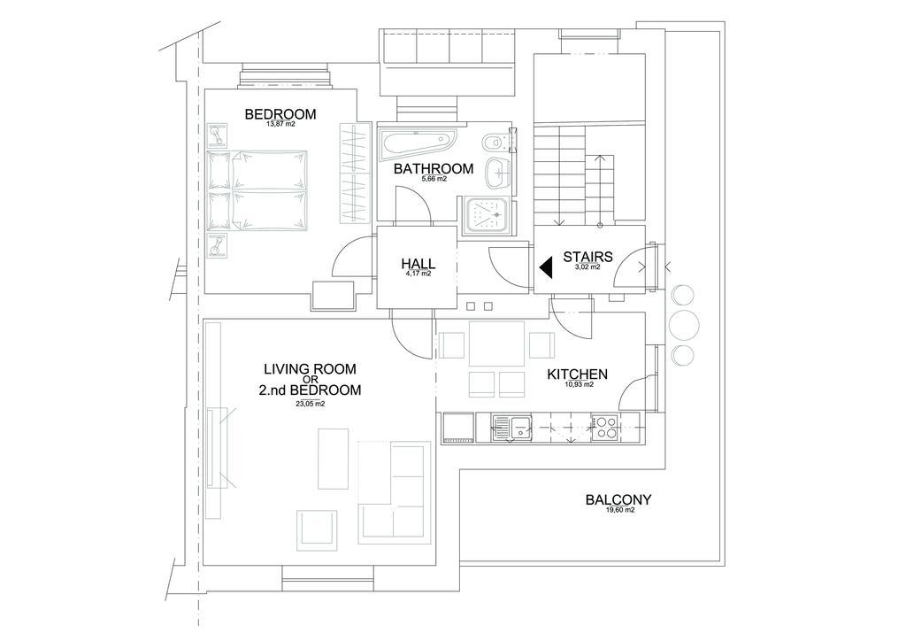 פראג Apartment Kosatcova מראה חיצוני תמונה